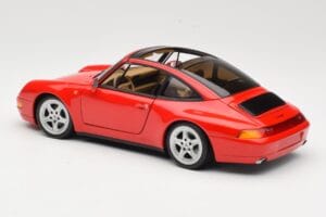 Porsche 911 993 Carrera Targa Röd UT Models 1:18 27821 Metall — bild 7 av 8