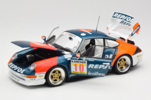 Porsche 911 993 GT2 #10 de Orleans / Saldana BPR Global GT Series 1996 UT Models 1:18 39632 Metall — bild 2 av 8