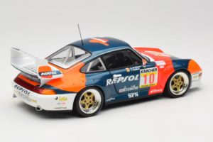 Porsche 911 993 GT2 #10 de Orleans / Saldana BPR Global GT Series 1996 UT Models 1:18 39632 Metall — bild 3 av 8