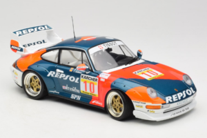 Porsche 911 993 GT2 #10 de Orleans / Saldana BPR Global GT Series 1996 UT Models 1:18 39632 Metall — bild 6 av 8