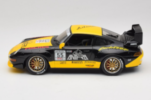 Porsche 911 993 GT2 #55 Svart & Gul Anson 1:18 30325-W Metall — bild 3 av 6