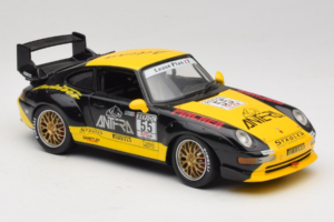 Porsche 911 993 GT2 #55 Svart & Gul Anson 1:18 30325-W Metall — bild 4 av 6