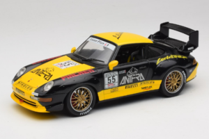 Porsche 911 993 GT2 #55 Svart & Gul Anson 1:18 30325-W Metall