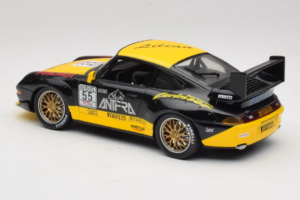Porsche 911 993 GT2 #55 Svart & Gul Anson 1:18 30325-W Metall — bild 6 av 6