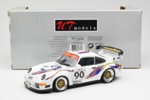 Porsche 911 993 GT2 #90 Vert / Franco / K. Koen Daytona 24 Hours 1998 UT Models 1:18 39813 Metall — bild 8 av 8