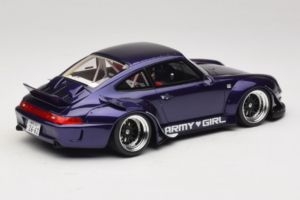 Porsche 911 993 RWB Army Girl Lila GT Spirit 1:18 GT562 Resin — bild 2 av 6