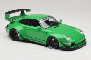Porsche 911 993 RWB Grön GT Spirit 1:18 GT074 Resin — bild 4 av 6