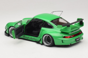 Porsche 911 993 RWB Grön Gun Grey Wheels AUTOart 1:18 78151 Komposit — bild 5 av 8