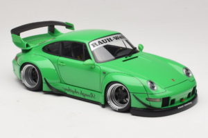 Porsche 911 993 RWB Grön Gun Grey Wheels AUTOart 1:18 78151 Komposit — bild 6 av 8