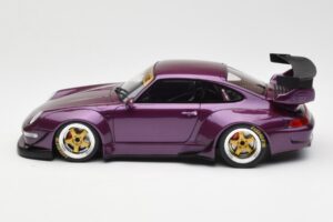 Porsche 911 993 RWB Lila GT Spirit 1:18 GT727 Resin — bild 3 av 6