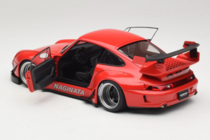 Porsche 911 993 RWB Röd Gun Grey Wheels AUTOart 1:18 78153 Komposit — bild 5 av 8