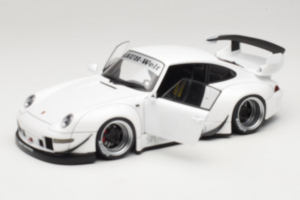 Porsche 911 993 RWB Vit Gun Grey Wheels AUTOart 1:18 78150 Komposit — bild 2 av 8