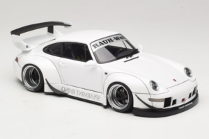 Porsche 911 993 RWB Vit Gun Grey Wheels AUTOart 1:18 78150 Komposit — bild 6 av 8