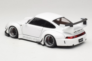 Porsche 911 993 RWB Vit Gun Grey Wheels AUTOart 1:18 78150 Komposit — bild 7 av 8