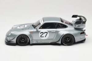 Porsche 911 993 RWB Yuiitsumuni Silver GT Spirit 1:18 GT522 Resin — bild 3 av 6