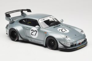 Porsche 911 993 RWB Yuiitsumuni Silver GT Spirit 1:18 GT522 Resin — bild 4 av 6