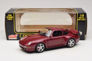 Porsche 911 993 Turbo Röd Anson 1:18 30320-W Metall — bild 8 av 8