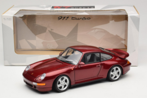 Porsche 911 993 Turbo Red Metallic UT Models 1:18 180066070 Metall — bild 8 av 8