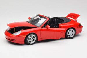 Porsche 911 996 Cabriolet Röd Gate 1:18 1051 Metall — bild 2 av 8