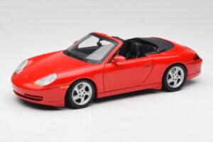 Porsche 911 996 Cabriolet Röd Gate 1:18 1051 Metall