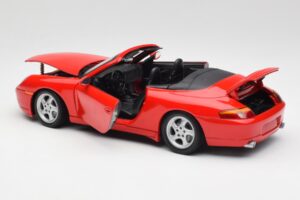 Porsche 911 996 Cabriolet Röd Gate 1:18 1051 Metall — bild 5 av 8