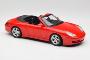 Porsche 911 996 Cabriolet Röd Gate 1:18 1051 Metall — bild 6 av 8