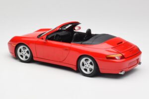 Porsche 911 996 Cabriolet Röd Gate 1:18 1051 Metall — bild 7 av 8
