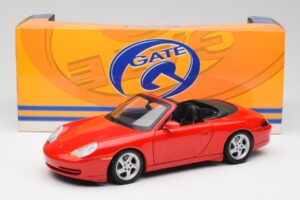 Porsche 911 996 Cabriolet Röd Gate 1:18 1051 Metall — bild 8 av 8