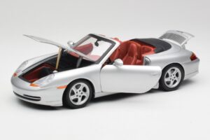 Porsche 911 996 Cabriolet Silver Gate 1:18 1052 Metall — bild 2 av 8