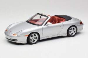 Porsche 911 996 Cabriolet Silver Gate 1:18 1052 Metall