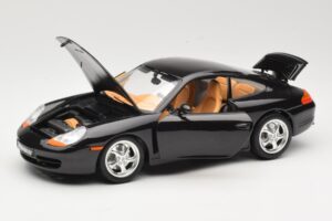 Porsche 911 996 Carrera Svart Bburago 1:18 3385-M2 Metall — bild 2 av 8