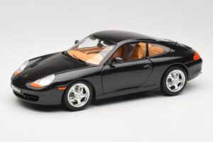 Porsche 911 996 Carrera Svart Bburago 1:18 3385-M2 Metall