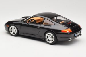 Porsche 911 996 Carrera Svart Bburago 1:18 3385-M2 Metall — bild 7 av 8