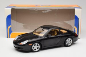 Porsche 911 996 Carrera Svart Gate 1:18 1043 Metall — bild 8 av 8