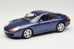 Porsche 911 996 Carrera Blå Bburago 1:18 WAP02100897 Metall