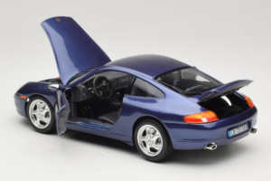 Porsche 911 996 Carrera Blå Bburago 1:18 WAP02100897 Metall — bild 5 av 8