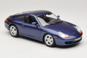 Porsche 911 996 Carrera Blå Bburago 1:18 WAP02100897 Metall — bild 6 av 8