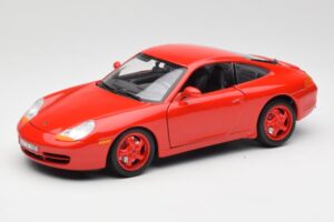 Porsche 911 996 Carrera Röd Begränsad Upplaga Bburago 1:18 3385-M1 Metall