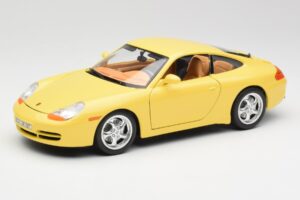 Porsche 911 996 Carrera Gul Bburago 1:18 30085-M1 Metall