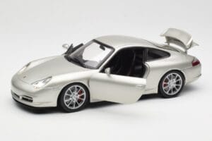 Porsche 911 996 GT3 Silver Hot Wheels 1:18 C2590 Metall — bild 2 av 8