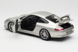 Porsche 911 996 GT3 Silver Hot Wheels 1:18 C2590 Metall — bild 5 av 8