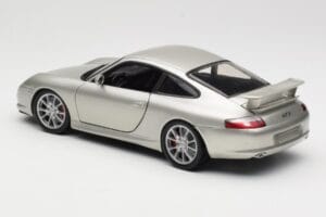 Porsche 911 996 GT3 Silver Hot Wheels 1:18 C2590 Metall — bild 7 av 8