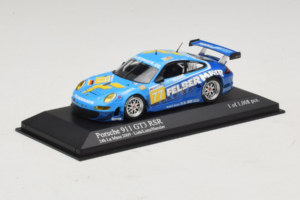 Porsche 911 GT3 R #77 M. Lieb / R. Lietz / W. Henzler 24 Hours of Le Mans 2009 Minichamps 1:43 400096977 Metall — bild 2 av 5