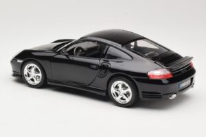 Porsche 911 996 Turbo Svart Bburago 1:18 18-12030 Metall — bild 7 av 8