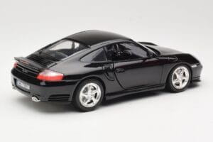 Porsche 911 996 Turbo Svart Bburago 1:18 3367 Metall — bild 3 av 8