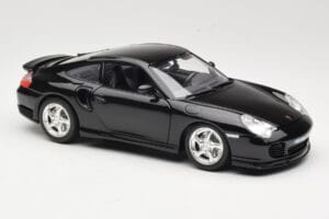 Porsche 911 996 Turbo Svart Bburago 1:18 3367 Metall — bild 6 av 8