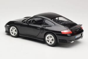 Porsche 911 996 Turbo Svart Bburago 1:18 3367 Metall — bild 7 av 8
