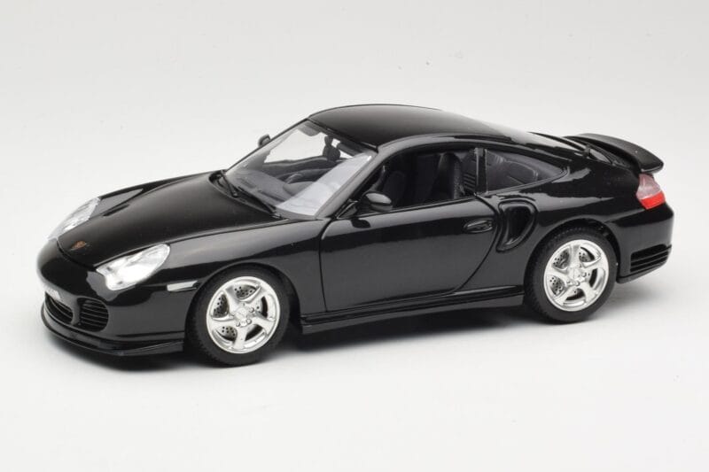 Porsche 911 996 Turbo Svart Bburago 1:18 3367 Metall