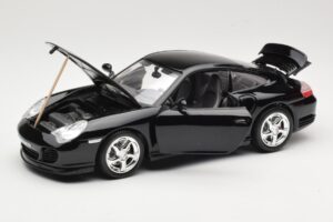 Porsche 911 996 Turbo Svart Bburago 1:18 18-12030 Metall — bild 2 av 8