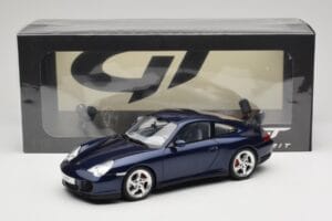 Porsche 911 996.2 Carrera 4S Mörkblå GT Spirit 1:18 GT938 Resin — bild 6 av 6